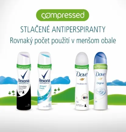 Antiperspiranty Rexona a Dove v spreji prichádzajú s revolučnou novinkou