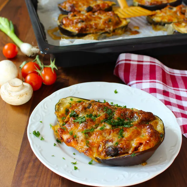 Zapečené baklažány s mozzarellou podľa Jany Dukátovej